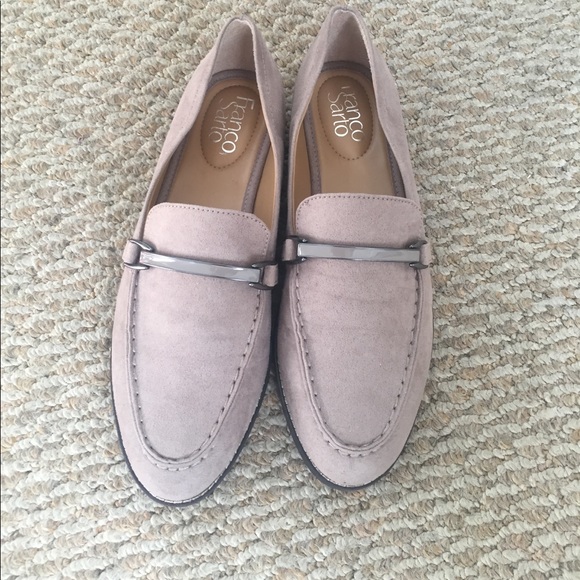 Franco Sarto | Shoes | Franco Sarto Taupe Blush Suede Loafers Mocasines |  Poshmark